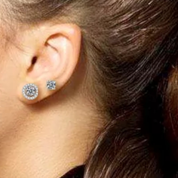 925sterlingSILVER  simulated diamond - Picture 3 of 4